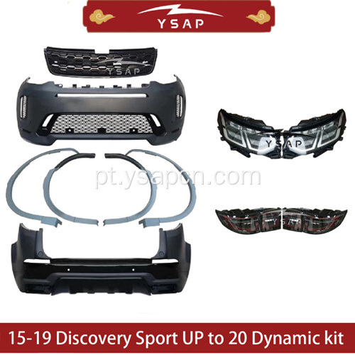 2015-2019 Discovery Sport Atualize para 2020 BodyKit dinâmico